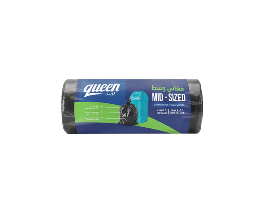 Queen Garbage Bags Mega Mini-30 Bags Roll