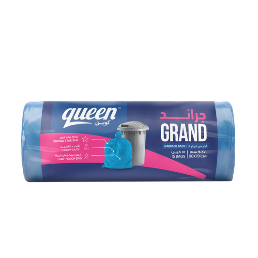 Queen Blue Garbage Bags Roll - 1/2 Kilo