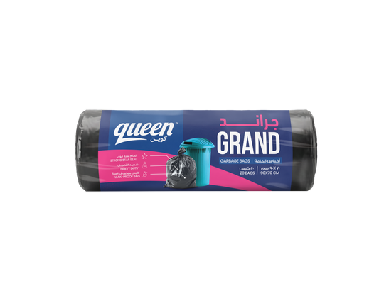 Queen Garbage Bags Mega Mini-Black