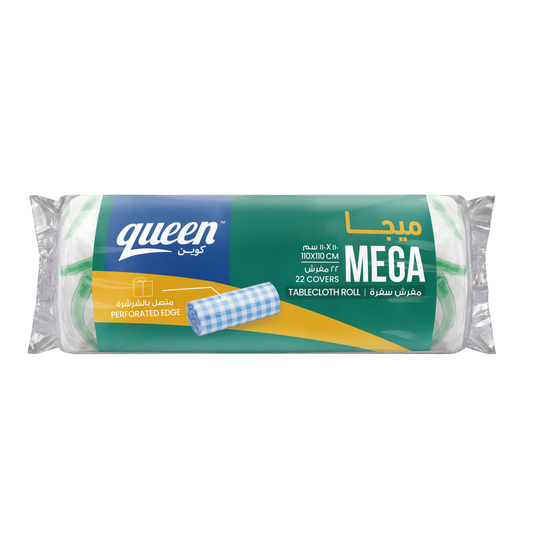 Queen Mega Table Cover Roll - 22 Pieces