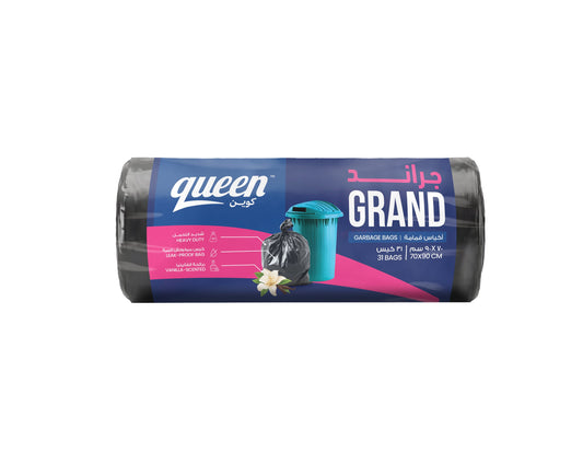 Queen Grand Garbage Bags Roll - Black