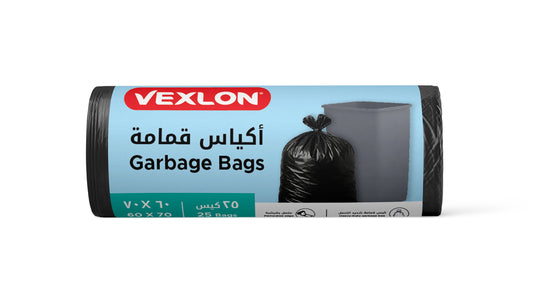 Vexlon Garbage Bags Roll - 60x70cm 25 Bags
