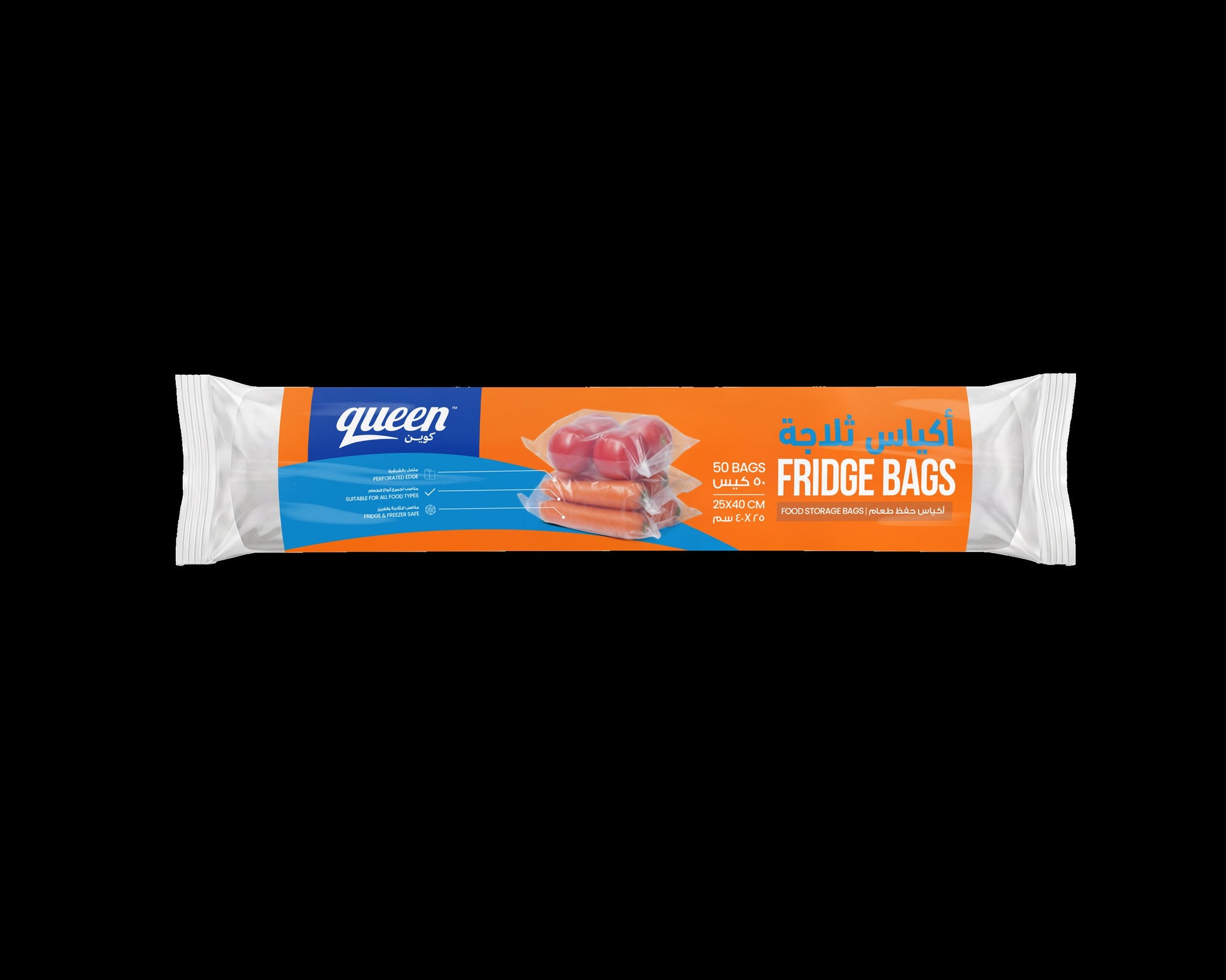 Queen Fridge Bags Roll - 50 Bags